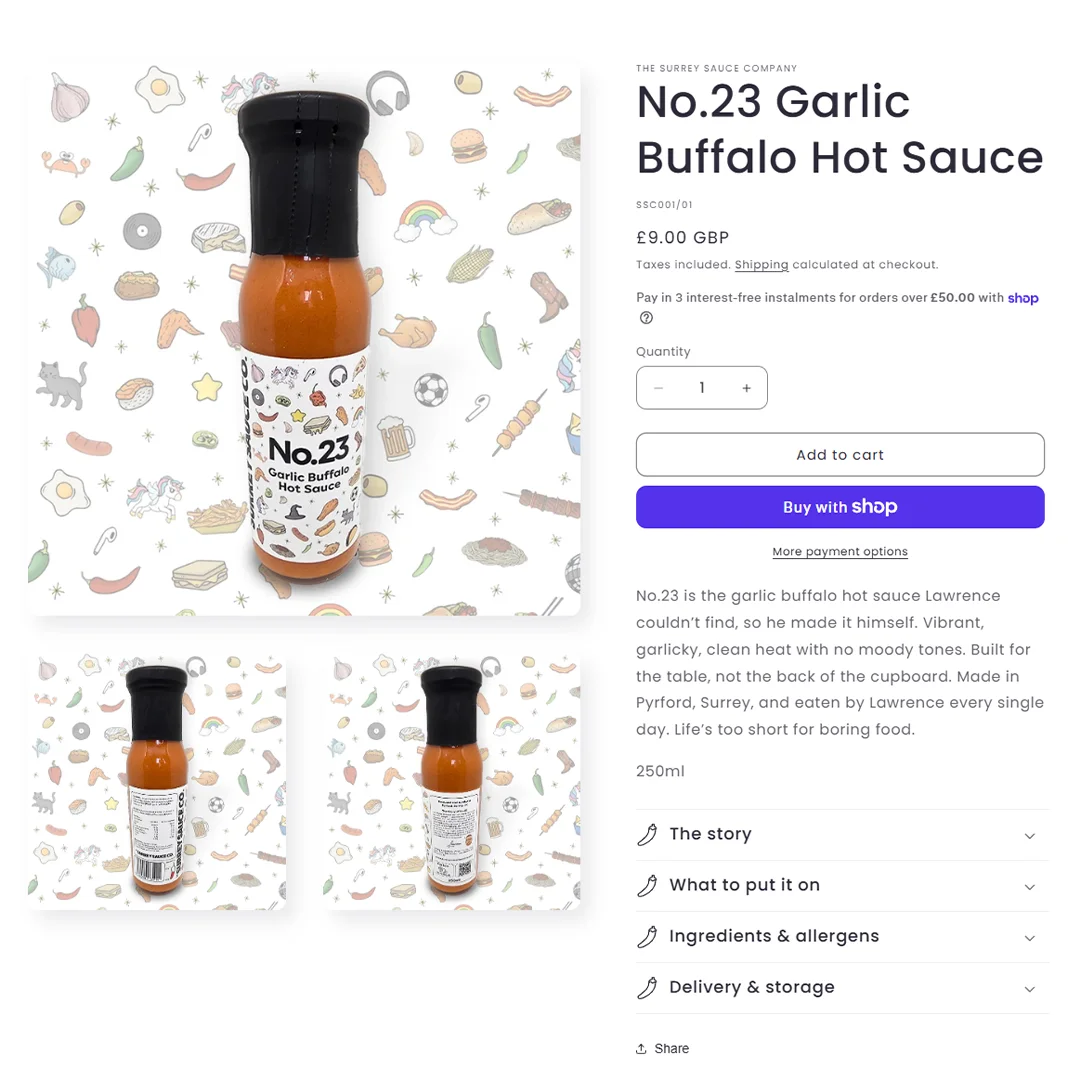 The Surrey Sauce Company - Image 2